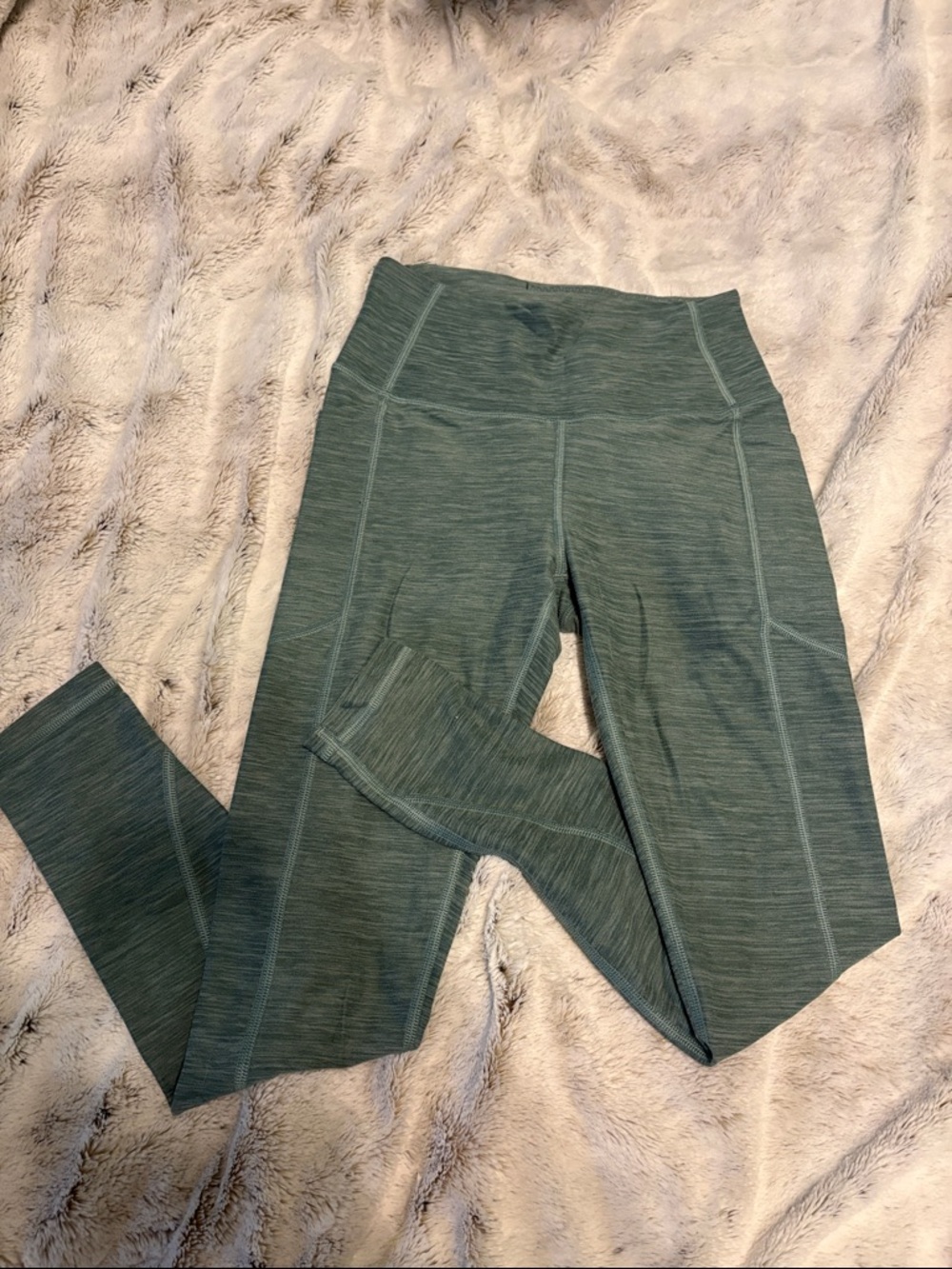 Victoria's Secret Green Heathered Leggings